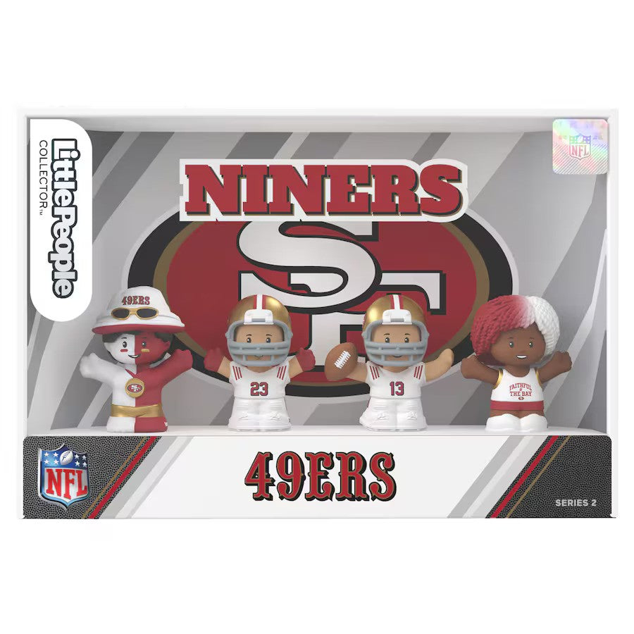 San Francisco 49ers Fisher‑Price Little People Fanatics Exclusive Collector™ – NFL Series 2 (USA Stock) - UKASSNI