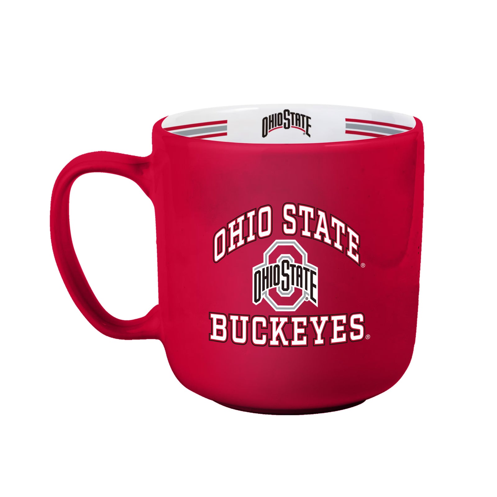 Ohio State Buckeyes NCAA UK 15oz Stripe Mug (UK Stock) - UKASSNI