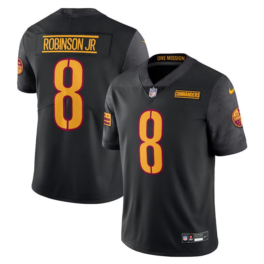 Brian Robinson Jr. Washington Commanders Nike Vapor Untouchable Limited Jersey - Black - UKASSNI