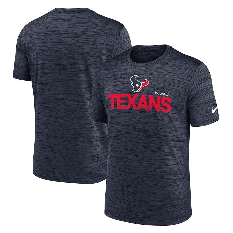 Houston Texans Nike Blitz Velocity Modern Performance T-Shirt - Navy - UKASSNI