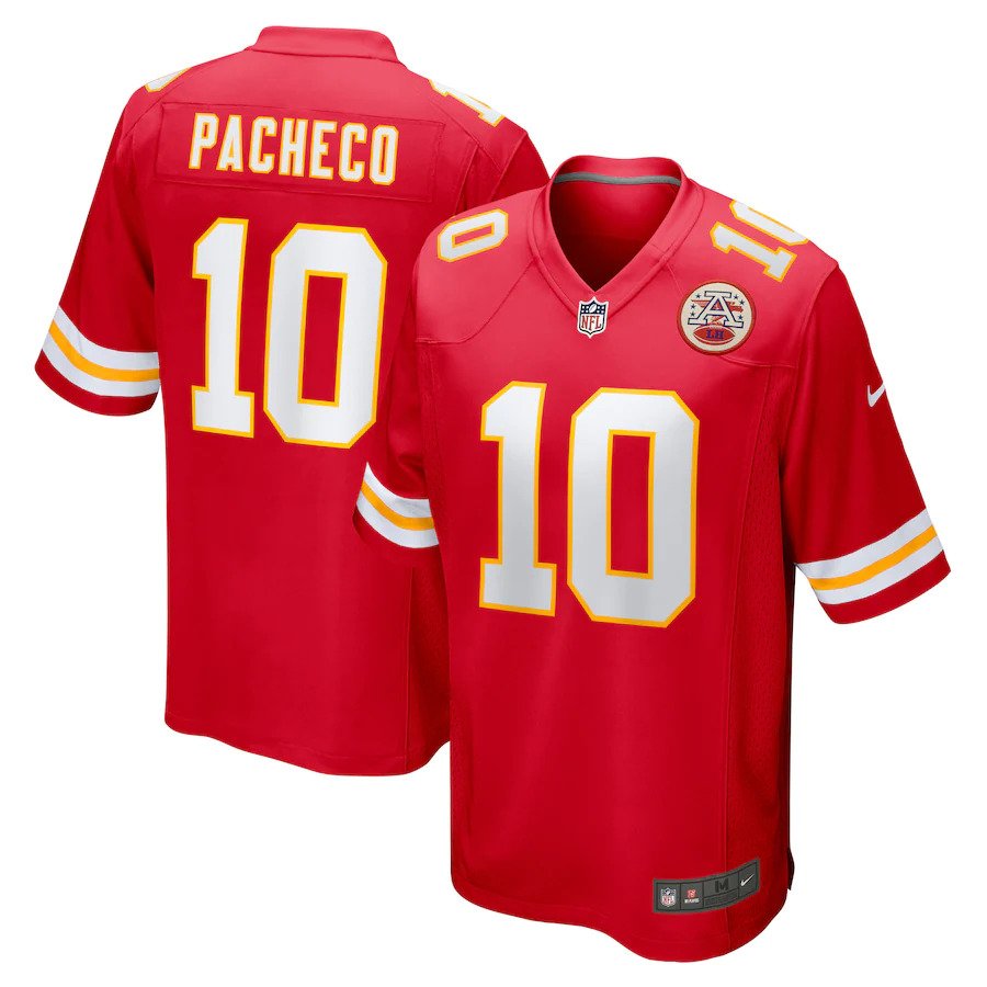 Isiah Pacheco Kansas City Chiefs Nike Game Player Jersey - Red - UKASSNI