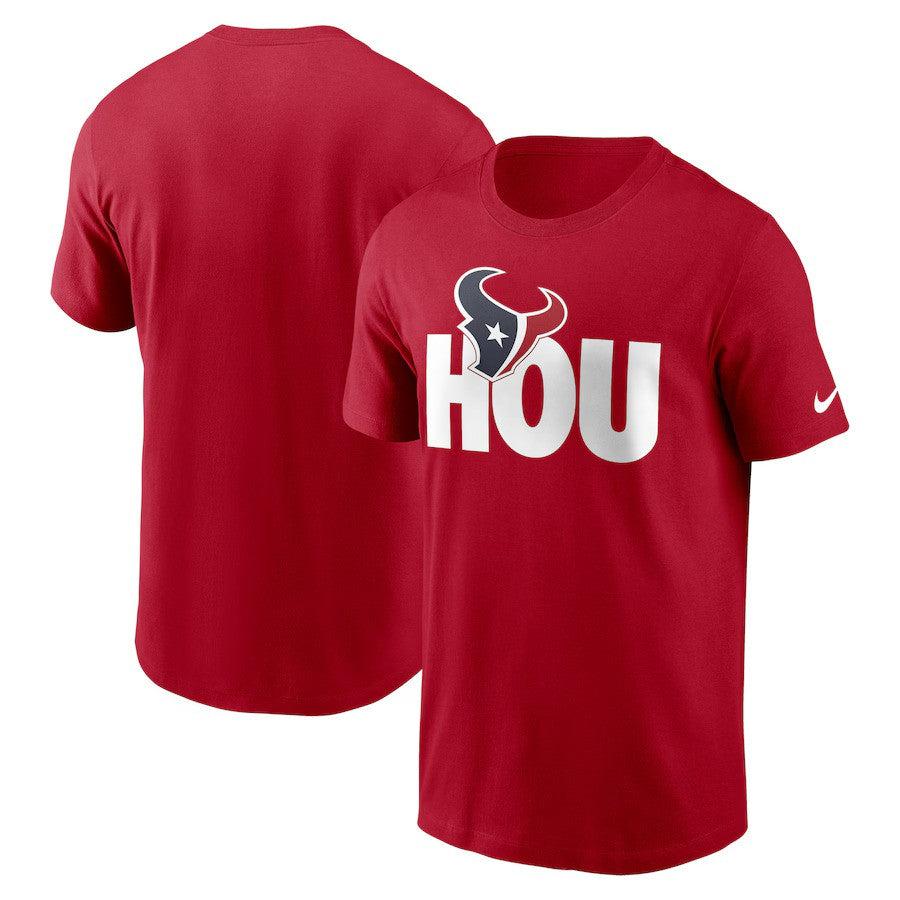 Houston Texans Nike Local Essential T-Shirt - Red - UKASSNI