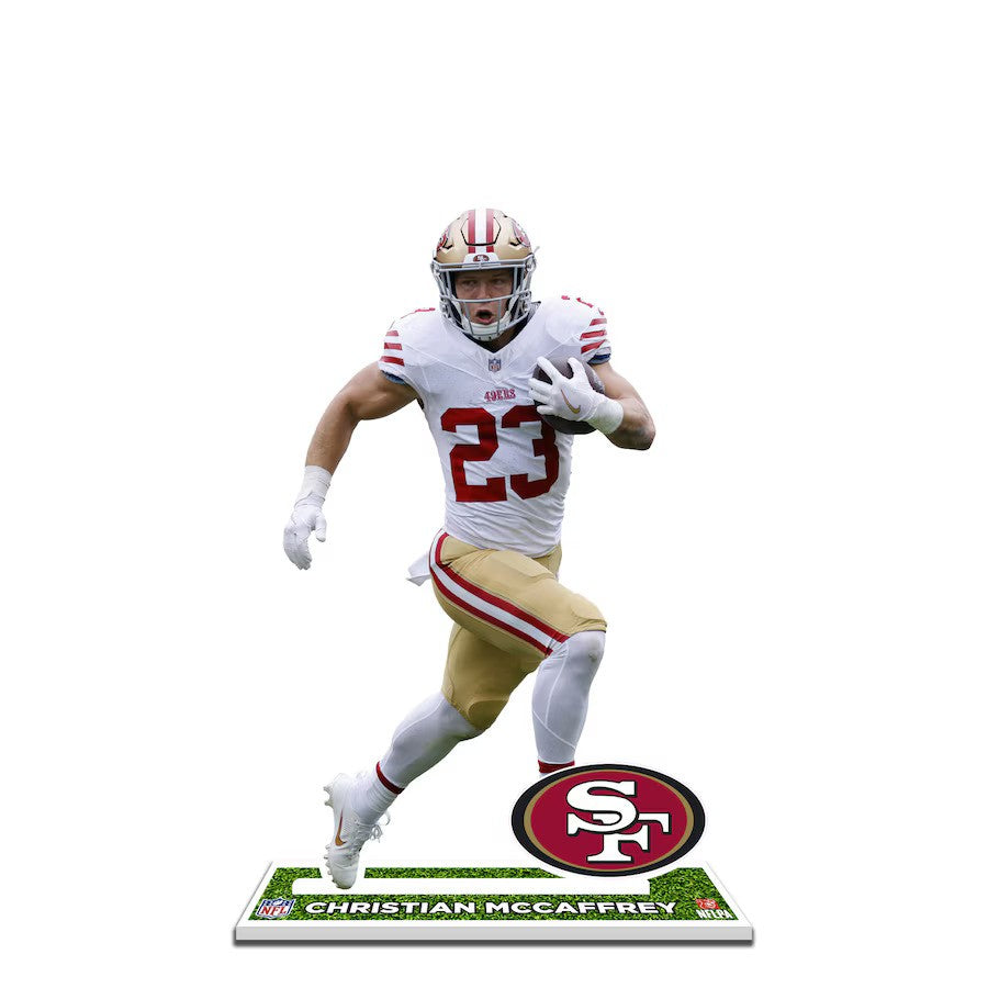 Christian McCaffrey San Francisco 49ers 12'' Player Standee Desktop Display - UKASSNI