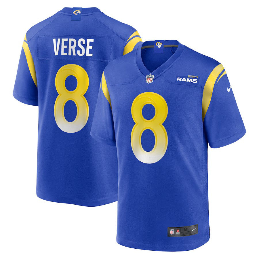 Jared Verse Los Angeles Rams Nike 2024 NFL Draft First Round Pick Player Game Jersey - Royal - UKASSNI