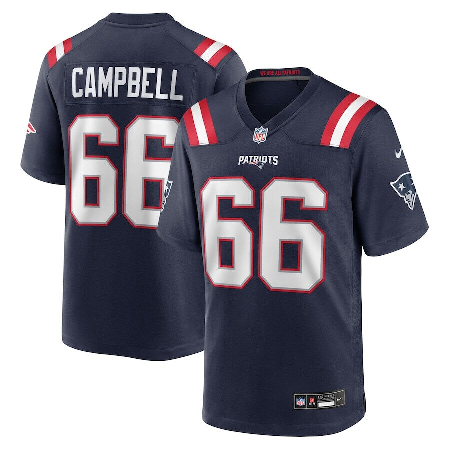 Will Campbell NFL New England Patriots Nike 2025 NFL Draft First Round Pick Game Jersey - Navy - UKASSNI
