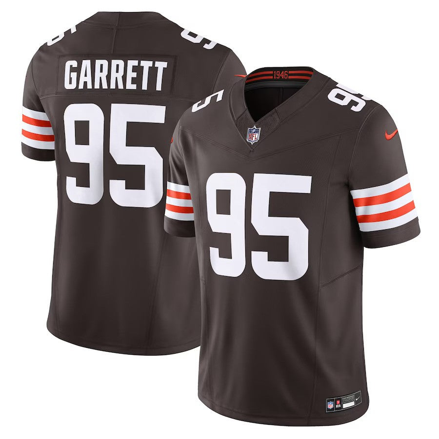Cleveland Browns NFL Myles Garrett Nike Vapor F.U.S.E. Limited Jersey – Brown (USA Stock) - UKASSNI