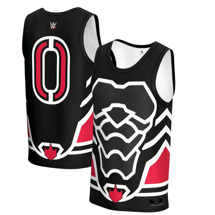 Penta WWE ProSphere In-Ring Basketball Fashion Jersey – Black (USA Stock) - UKASSNI