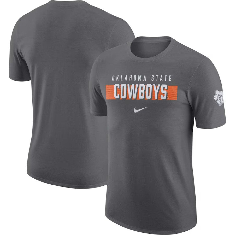 Oklahoma State Cowboys Nike Campus Gametime T-Shirt - Charcoal - UKASSNI