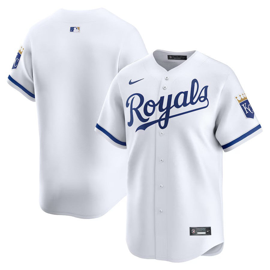 Kansas City Royals Nike Home Limited Jersey - White - UKASSNI