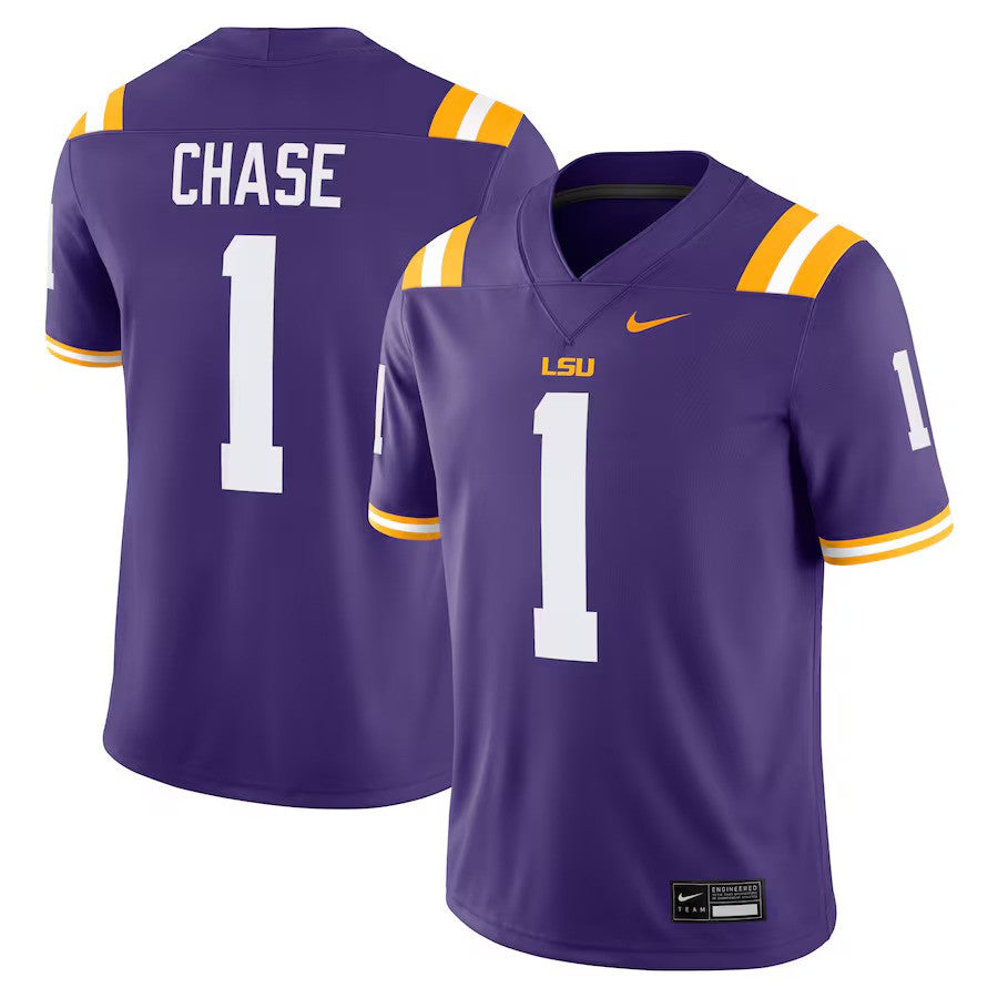 Ja'Marr Chase LSU Tigers Nike Alumni Game Jersey - Purple - UKASSNI