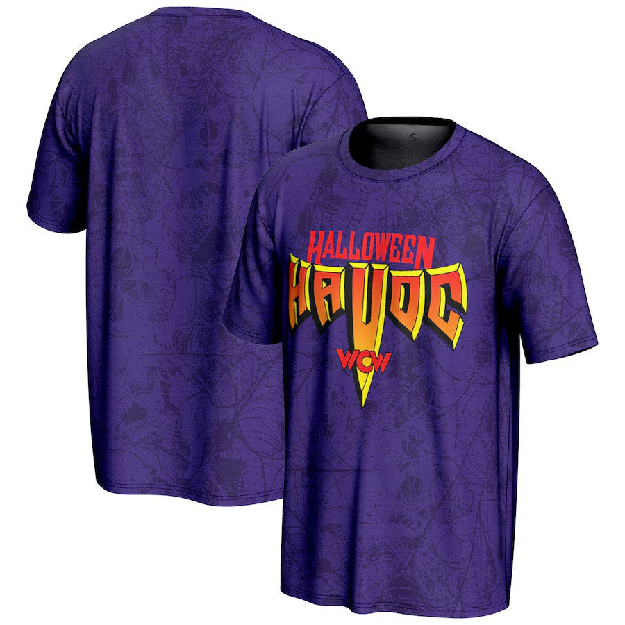 ProSphere WCW Halloween Havoc T-Shirt - Purple - UKASSNI