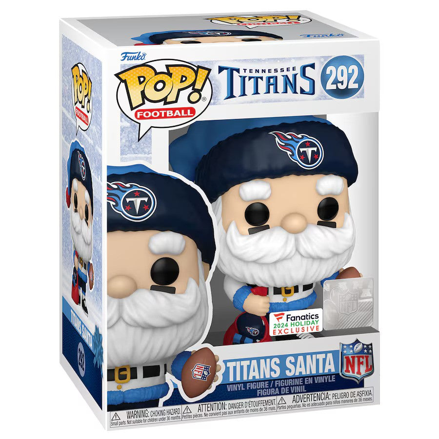 Tennessee Titans Santa Funko Pop! 2024 Fanatics Exclusive Vinyl Figure - UKASSNI