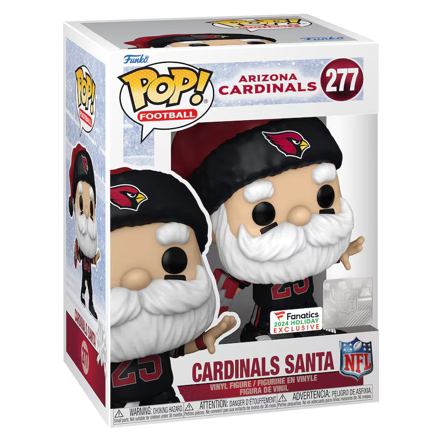 Arizona Cardinals Santa Funko Pop! 2024 Fanatics Exclusive Vinyl Figure - UKASSNI