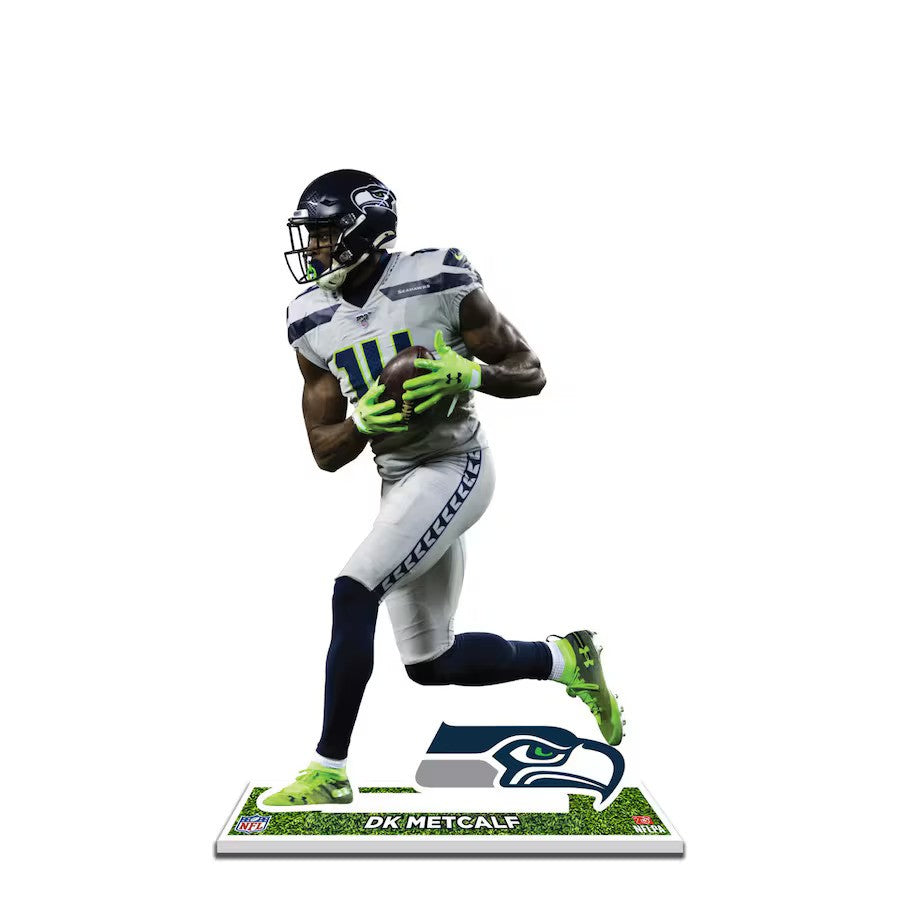 DK Metcalf Seattle Seahawks 12'' Player Standee Desktop Display - UKASSNI