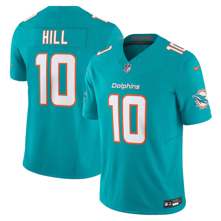 Tyreek Hill Miami Dolphins Nike Vapor F.U.S.E. Limited Jersey - Aqua - UKASSNI