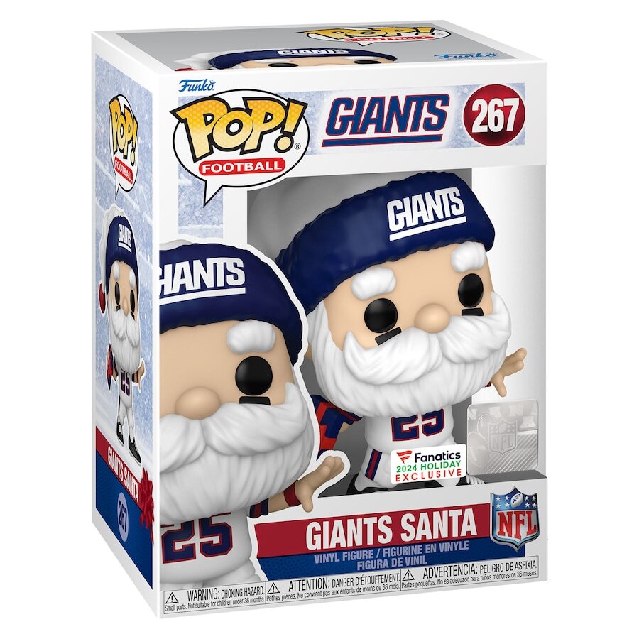 New York Giants Santa Funko Pop! 2024 Fanatics Exclusive Vinyl Figure - UKASSNI