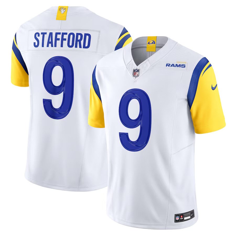 Matthew Stafford Los Angeles Rams Nike Vapor F.U.S.E. Limited Jersey - White - UKASSNI
