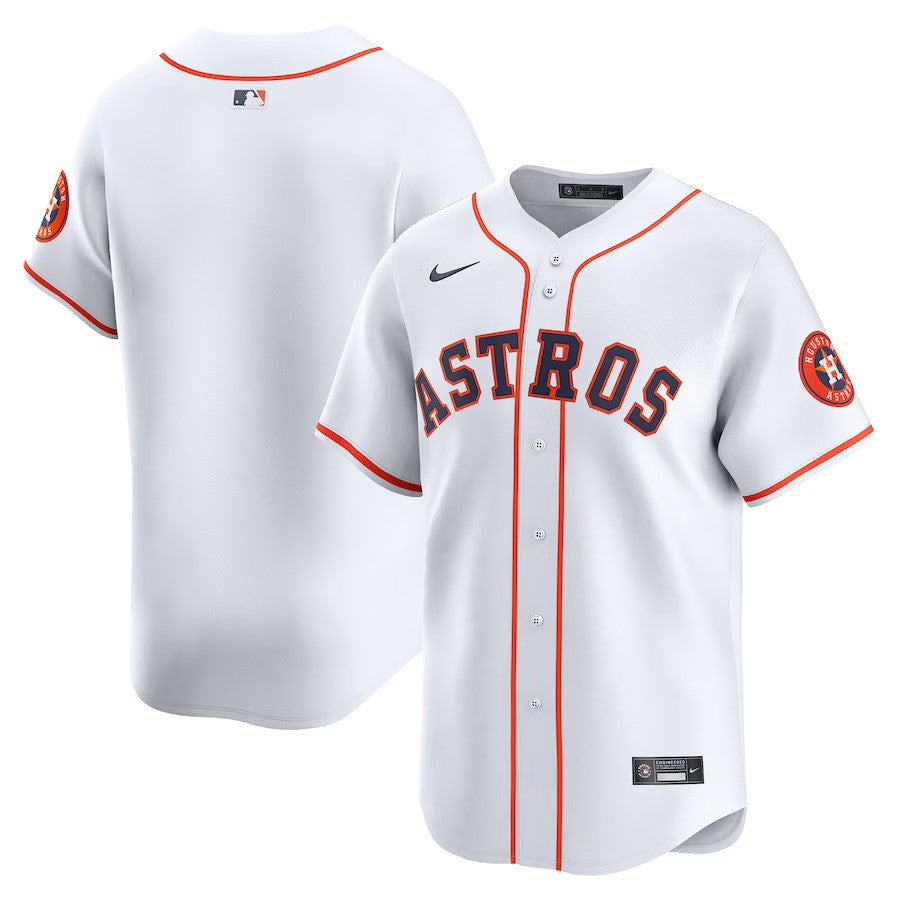 Houston Astros Nike Home Limited Jersey - White - UKASSNI