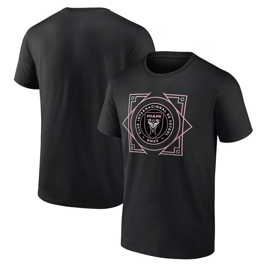 Inter Miami CF Fanatics Branded Team Chant T-Shirt - Black - UKASSNI