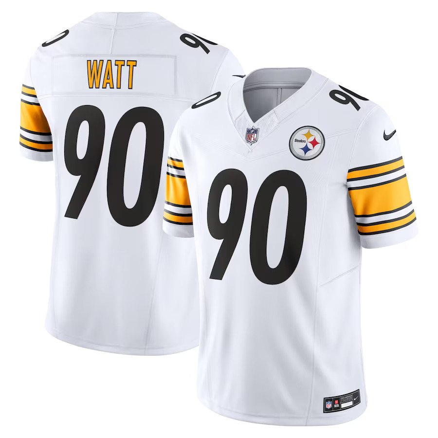 T.J. Watt Pittsburgh Steelers Nike Vapor F.U.S.E. Limited Jersey - White - UKASSNI