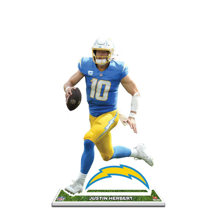 Justin Herbert Los Angeles Chargers 12'' Player Standee Desktop Display - UKASSNI