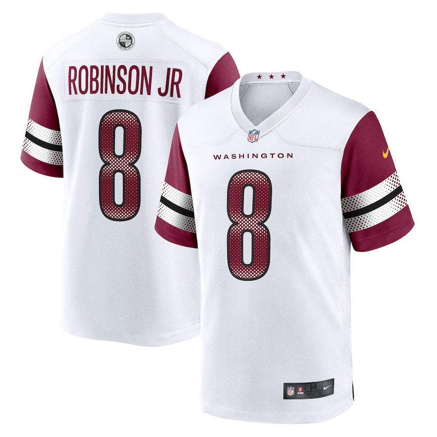 Brian Robinson Jr. Washington Commanders Nike Away Game Player Jersey - White - UKASSNI