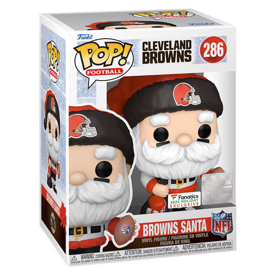 Cleveland Browns Santa Funko Pop! 2024 Fanatics Exclusive Vinyl Figure - UKASSNI