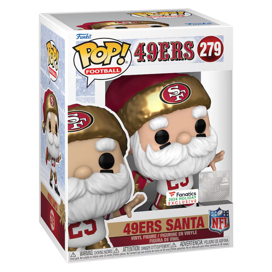 San Francisco 49ers Santa Funko Pop! 2024 Fanatics Exclusive Vinyl Figure - UKASSNI