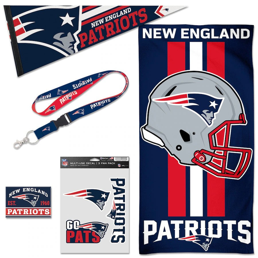 New England Patriots NFL UK WinCraft House Fan Accessories Pack - UKASSNI