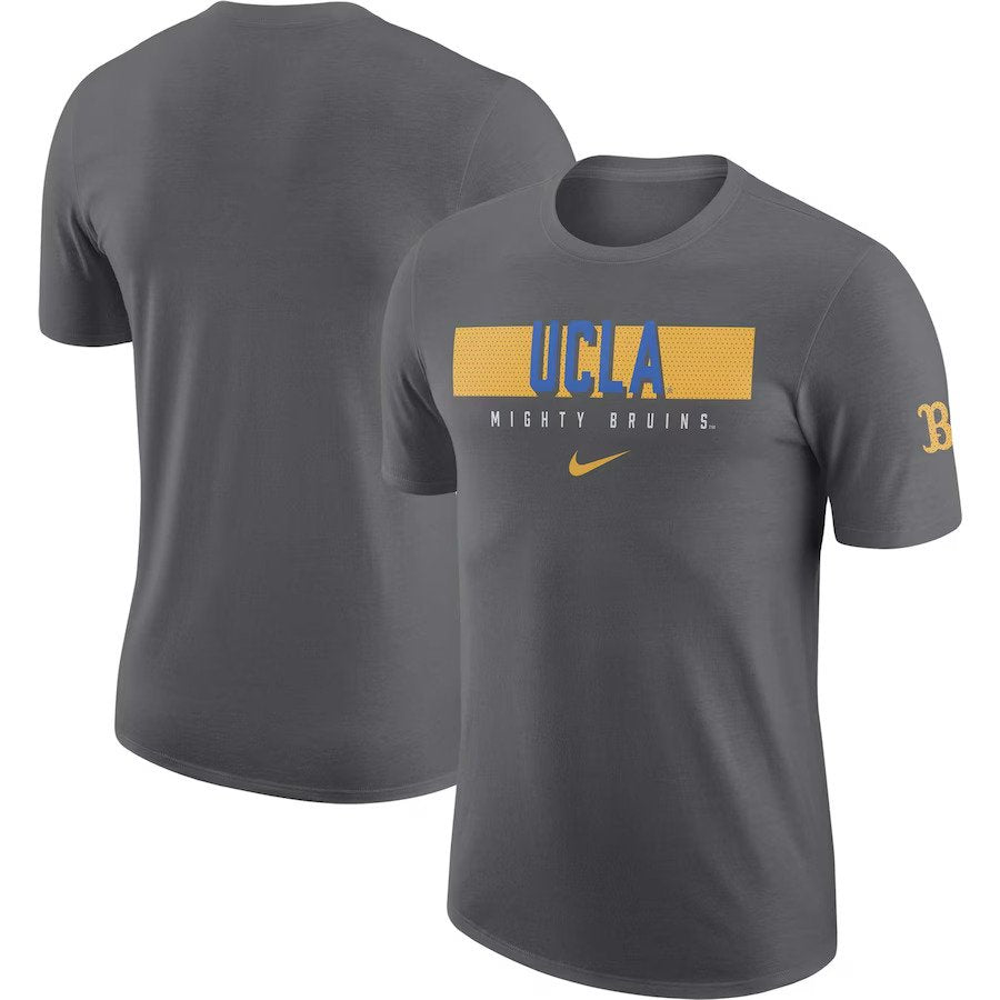 UCLA Bruins Nike Campus Gametime T-Shirt - Charcoal - UKASSNI