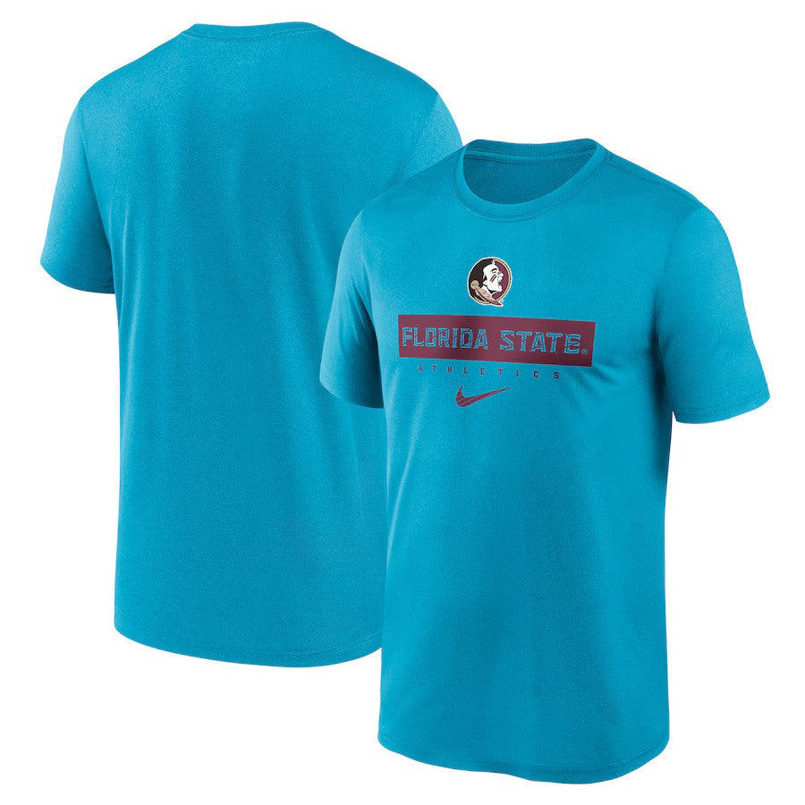 Florida State Seminoles Nike 2024 Sideline Legend Performance T-Shirt - Turquoise - UKASSNI