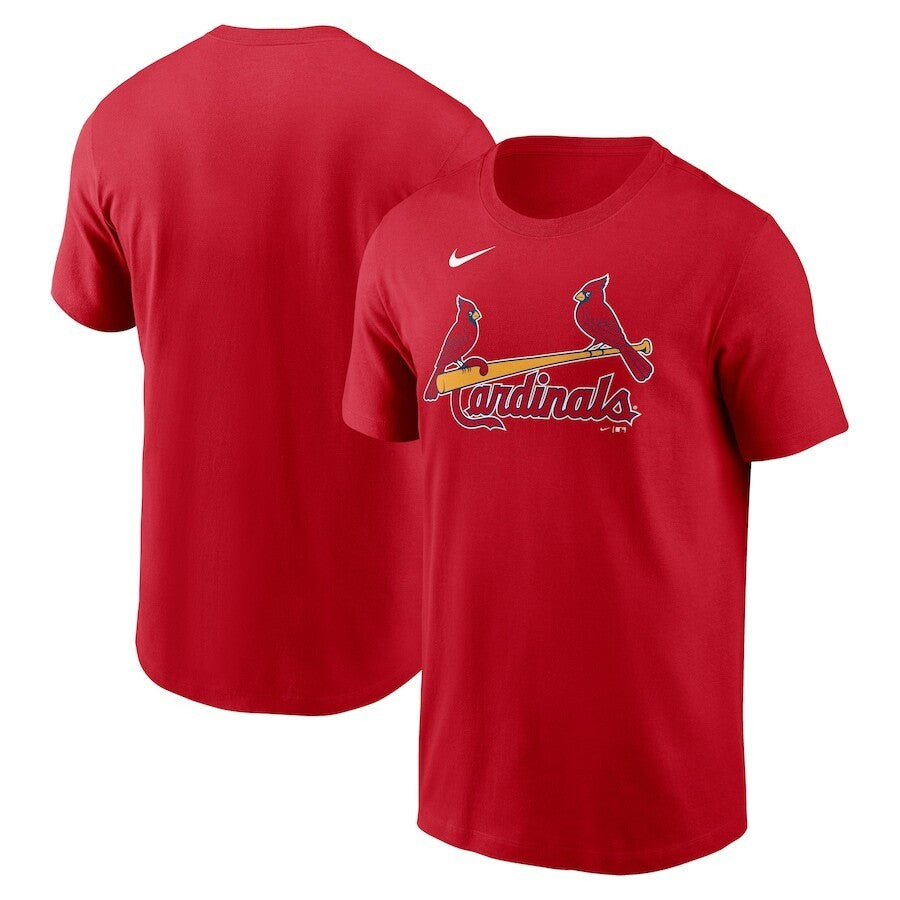 St. Louis Cardinals Nike Fuse Wordmark T-Shirt - Red - UKASSNI