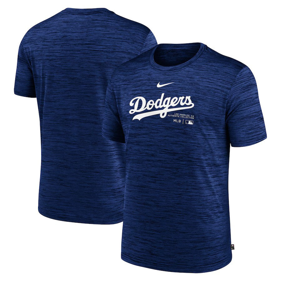 Los Angeles Dodgers Nike Authentic Collection Velocity Performance Practice T-Shirt - Royal - UKASSNI