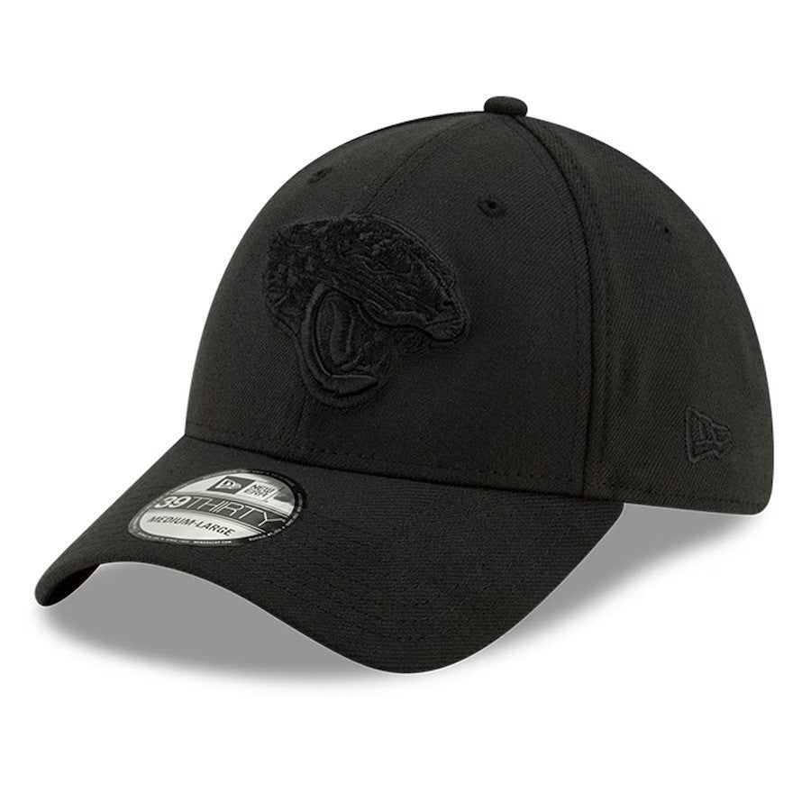 Jacksonville Jaguars New Era Logo 39Thirty Flex Hat – Black (UK Stock) - UKASSNI