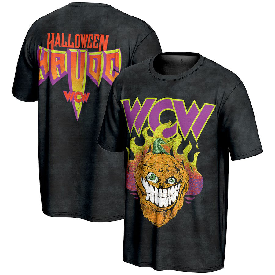 ProSphere WCW Halloween Havoc Pumpkin T-Shirt - Black - UKASSNI