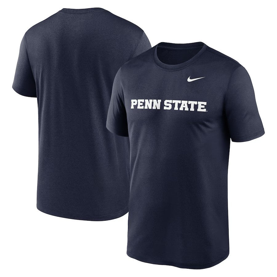 Penn State Nittany Lions Nike Primetime Legend Wordmark T-Shirt - Navy - UKASSNI