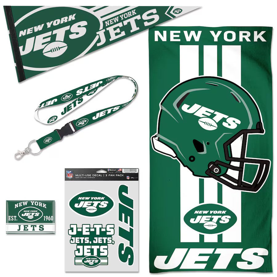 New York Jets NFL UK WinCraft House Fan Accessories Pack - UKASSNI