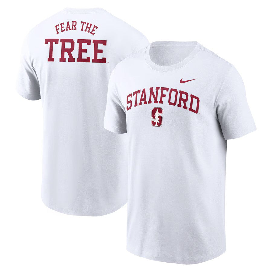 Stanford Cardinal Nike Blitz 2-Hit T-Shirt - White - UKASSNI