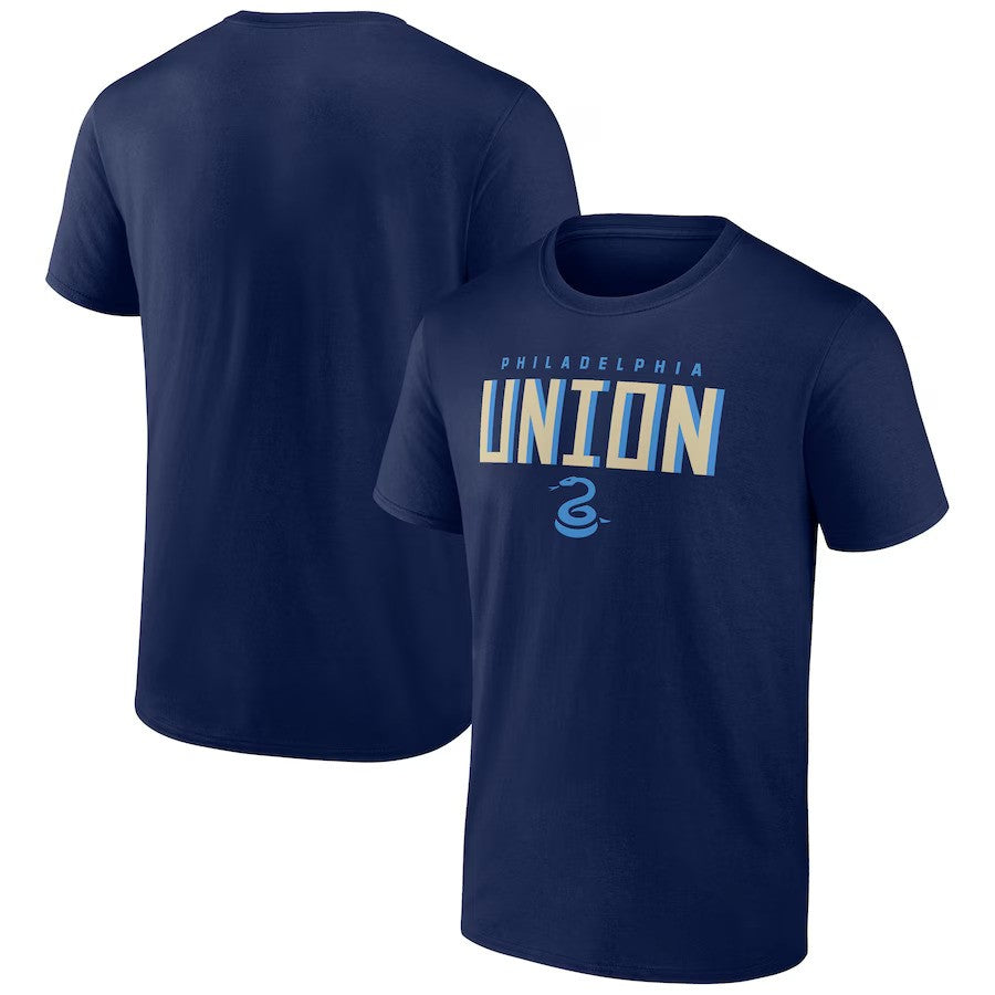Philadelphia Union Fanatics Branded Hometown Collection Team T-Shirt - Navy - UKASSNI