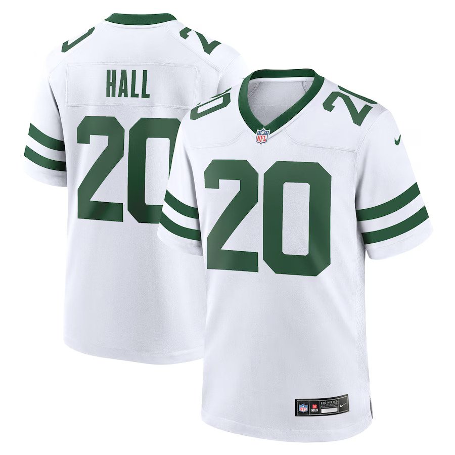Breece Hall New York Jets Nike Legacy Player Game Jersey - White - UKASSNI