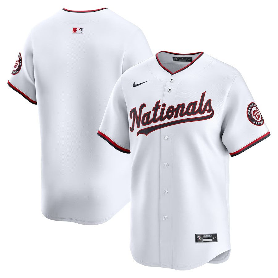 Washington Nationals Nike Home Limited Jersey - White - UKASSNI