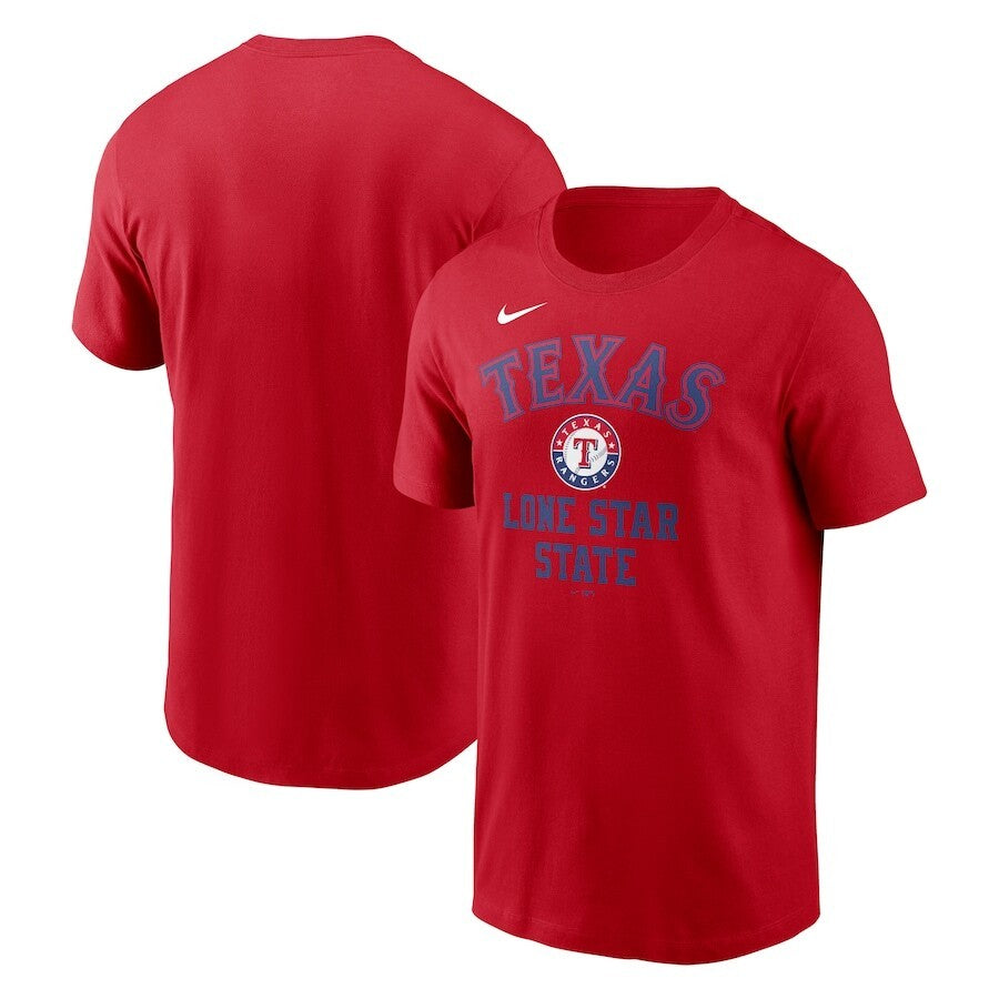 Texas Rangers Nike Local Home Town T-Shirt - Red - UKASSNI