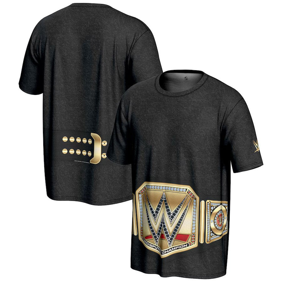 ProSphere Youth WWE Undisputed Championship Title Belt T-Shirt - Black - UKASSNI