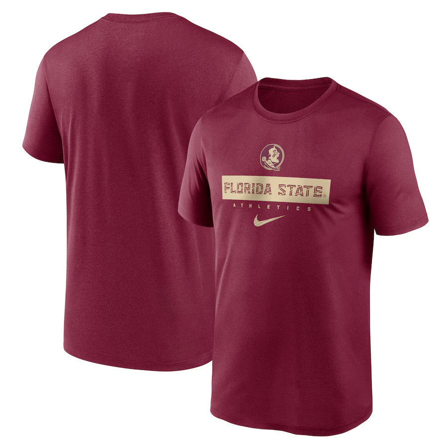 Florida State Seminoles Nike 2024 Sideline Legend Performance T-Shirt - Garnet - UKASSNI