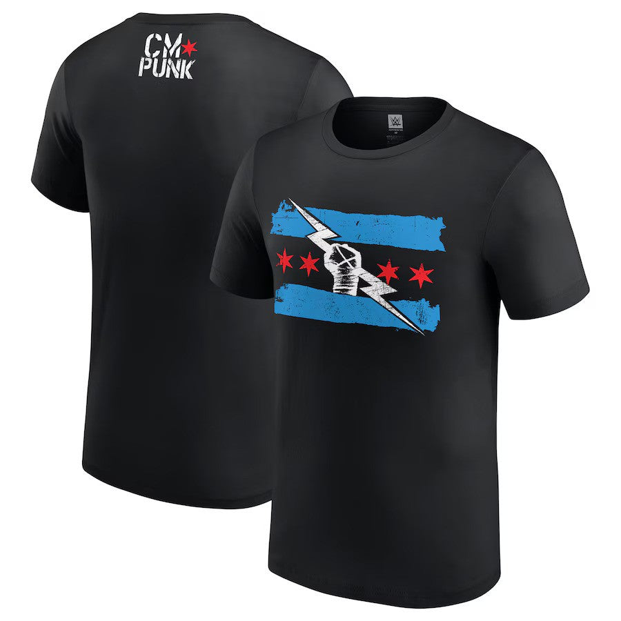 Youth Return of CM Punk T-Shirt - Black - UKASSNI