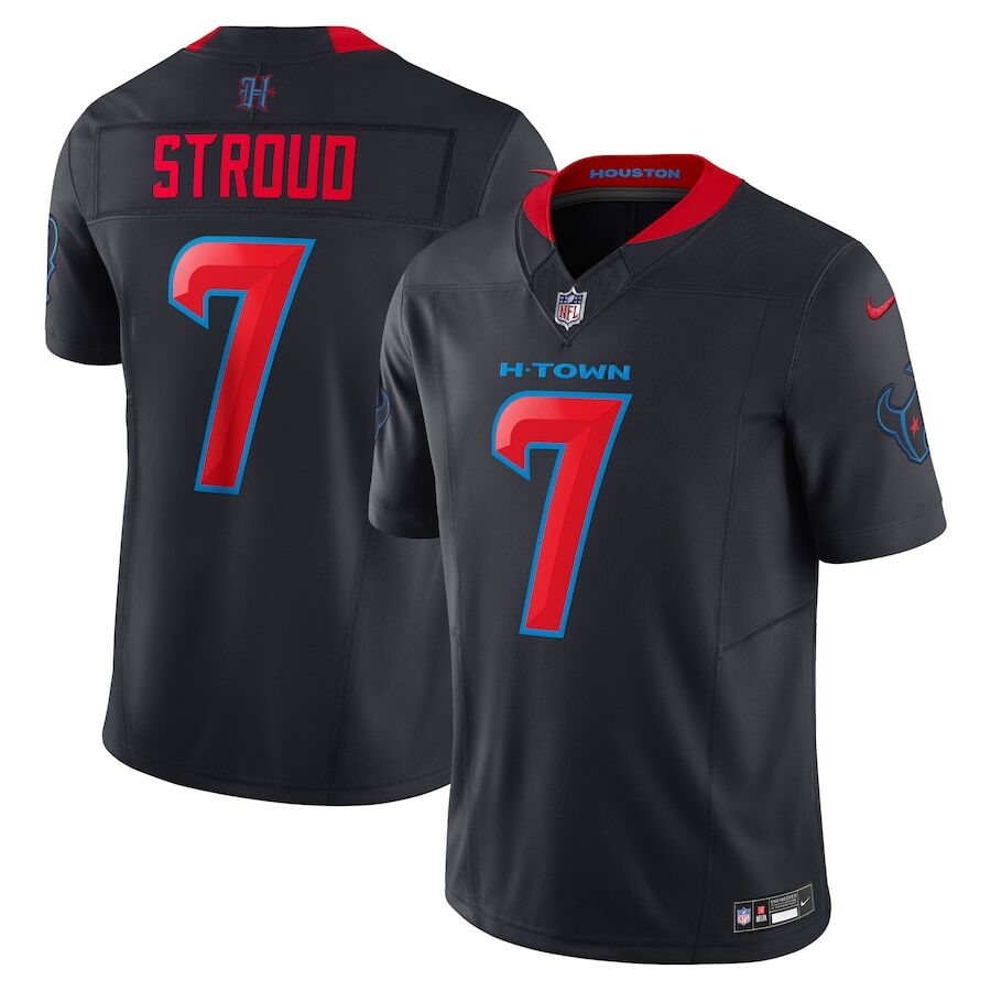 C.J. Stroud NFL Houston Texans Nike 2nd Alternate Vapor F.U.S.E. Limited Jersey - Navy - UKASSNI