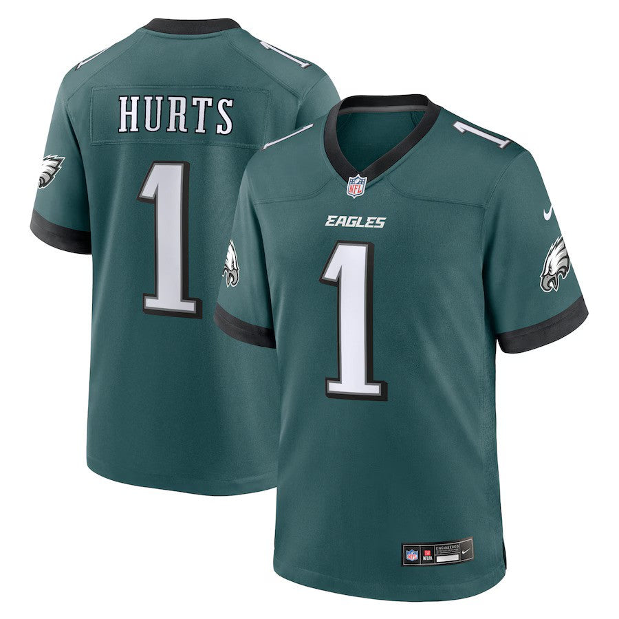 Jalen Hurts NFL Philadelphia Eagles Nike Team Game Jersey – Midnight Green (USA Stock) - UKASSNI