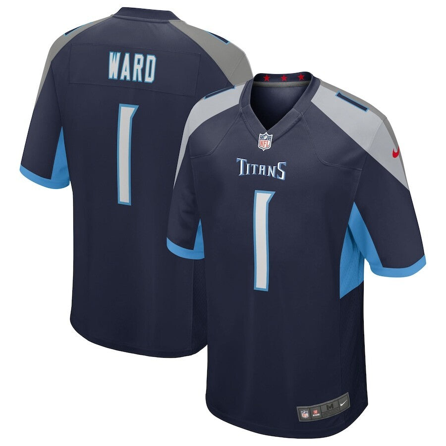 Tennessee Titans NFL Cameron Ward Nike 2025 NFL Draft First Round Pick Alternate Game Jersey – Navy (USA Stock) - UKASSNI