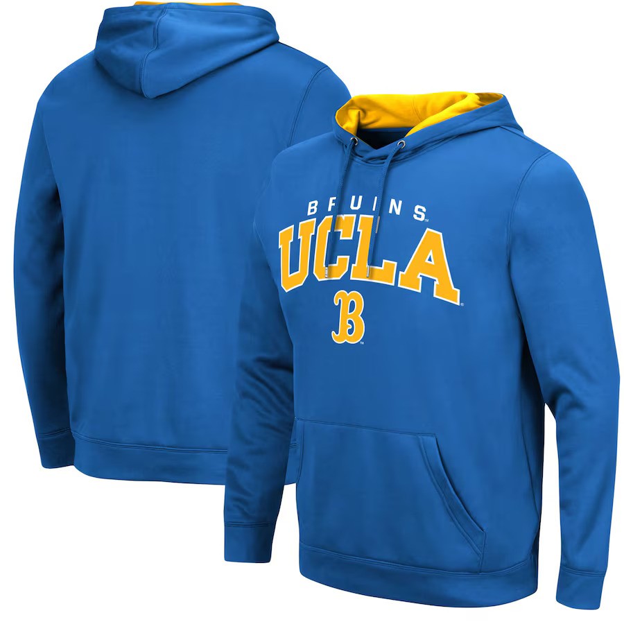 UCLA Bruins Colosseum Resistance Pullover Hoodie - Blue - UKASSNI