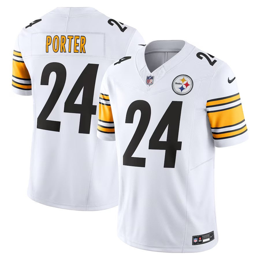 Joey Porter Jr. Pittsburgh Steelers Nike Vapor F.U.S.E. Limited Jersey - White - UKASSNI